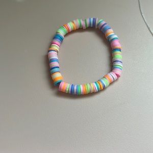 Boho Clay Bead Bracelet